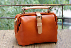 Handmade Leather doctor bag for women leather shoulder doctor bag crossbody bag - EverHandmade