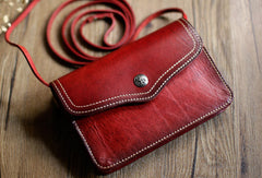 Vintage Leather Small phone Purse shoulder bag leather crossbody bags for women