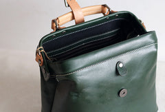 Handmade Leather doctor bag for women leather shoulder doctor bag crossbody bag - EverHandmade