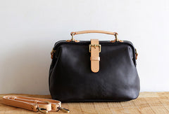 Handmade Leather doctor bag for women leather shoulder doctor bag crossbody bag - EverHandmade