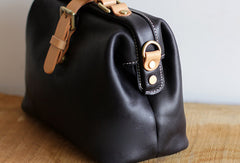 Handmade Leather doctor bag for women leather shoulder doctor bag crossbody bag