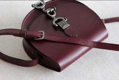 Handmade Leather vintage women leather shoulder bag crossbody bag