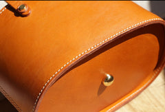 Handmade Leather bucket bag shopper bag for women leather handbag - EverHandmade