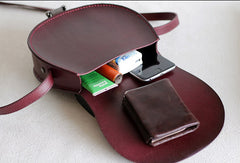 Handmade Leather vintage women leather shoulder bag crossbody bag
