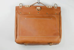 Handmade Leather backpack bag shoulder bag black brown for unisex leather messenger bag