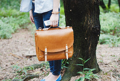 Handmade Leather backpack bag shoulder bag black brown for unisex leather messenger bag