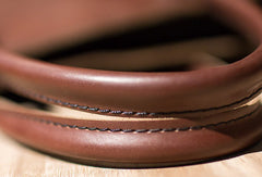 Handmade Leather big handbag dark coffee brown for women leather shoulder bag