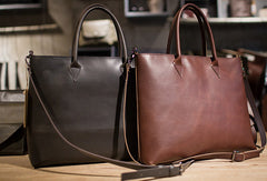 Handmade Leather big handbag dark coffee brown for women leather shoulder bag