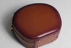Leather handbag shoulder bag brown black for women leather crossbody bag - EverHandmade