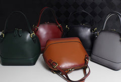 Leather handbag shoulder bag yellow brown black red gray for women leather crossbody bag