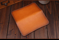 Handmade long wallet leather men brown vintage clutch wallet for men