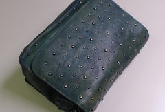 Genuine Leather shoulder bag messenger bag rivet for women leather crossbody bag