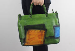 Handmade Leather handbag shoulder bag for women leather shopper bag