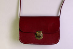 Handmade Leather shoulder bag black vintage for women leather crossbody bag - EverHandmade