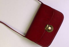 Handmade Leather shoulder bag black vintage for women leather crossbody bag - EverHandmade