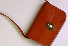 Handmade Leather shoulder bag black vintage for women leather crossbody bag