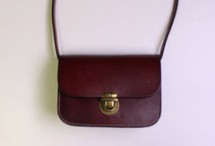Handmade Leather shoulder bag black vintage for women leather crossbody bag - EverHandmade