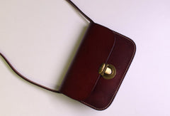 Handmade Leather shoulder bag black vintage for women leather crossbody bag - EverHandmade
