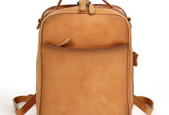 Handmade vintage womens leather messenger bag Backpack shoulder bag for women