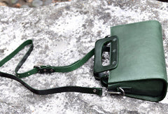 Handmade vintage satchel leather crossbody bag shoulder bag handbag for women - EverHandmade