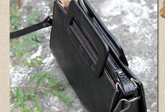 Handmade vintage satchel leather crossbody bag shoulder bag handbag for women - EverHandmade