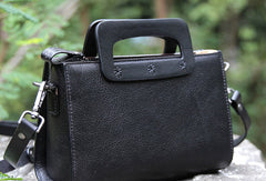 Handmade vintage satchel leather crossbody bag shoulder bag handbag for women - EverHandmade