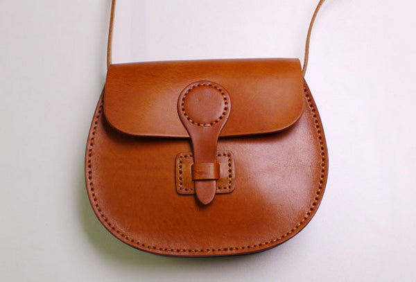 Handmade Leather satchel bag shoulder bag black coffee yellow for women leather MY022801019