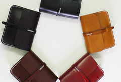 Handmade Leather satchel bag shoulder bag black red for women leather crossbody bag