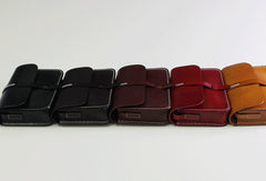 Handmade Leather satchel bag shoulder bag black red for women leather crossbody bag