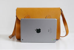 Handmade Leather school shoulder bags small leather crossbody bags for women - EverHandmade