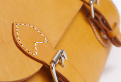 Handmade Leather school shoulder bags small leather crossbody bags for women - EverHandmade