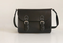 Handmade Leather school shoulder bags small leather crossbody bags for women - EverHandmade