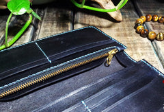 Handmade leather Biker wallet Indian Eagle trucker wallet leather men Tooled chain wallet