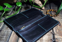 Handmade leather Biker wallet Indian Eagle trucker wallet leather men Tooled chain wallet