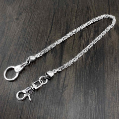 Badass Silver Long Skull Biker Wallet CHain jeans chain jean chain Pants Chain Wallet CHain For Men