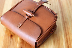 Handmade shoulder bag Genuine vintage rustic leather crossbody Shoulder Bag for women - EverHandmade