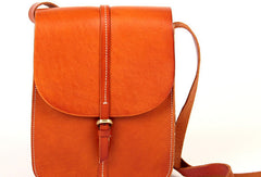 Handmade vintage leather saddle messenger crossbody Shoulder Bag for women