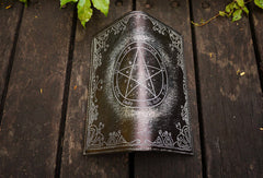 Handcraft vintage distress magic leather hand dyed long wallet for men/women