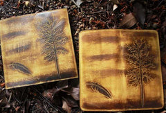 Handcraft vintage distress eagle feather leather hand dyed long wallet for men