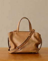 Handmade Genuine Leather Handbag Crossbody Bag Shoulder Bag Purse For Women - EverHandmade