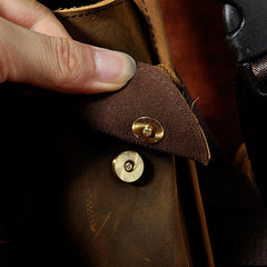 LEATHER DROP LEG BAG BELT POUCH MENS WAIST BAG SHOULDER BAG FOR MEN
