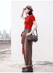 LEATHER Doctor WOMEN Handbag Purse SHOULDER BAG Purse FOR WOMEN