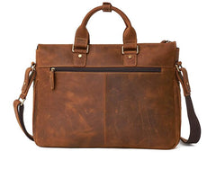 LEATHER MENS BRIEFCASE Vintage WORK BAG BUSINESS BAG FOR MEN