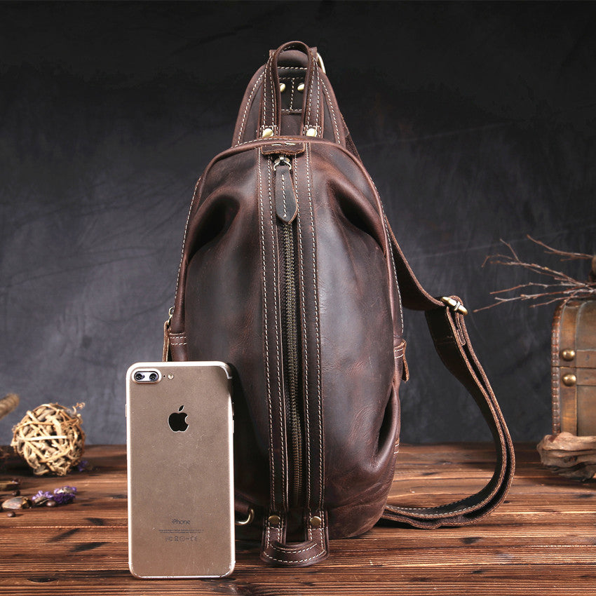 Handmade Designer Crossbody Shoulder Sling Bag Leather 