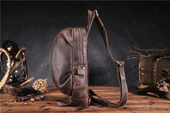 COOL LEATHER MENS SLING BAG SLING Shoulder BAG Chest Bag FOR MEN