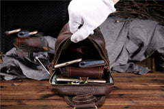 COOL LEATHER MENS SLING BAG SLING Shoulder BAG Chest Bag FOR MEN
