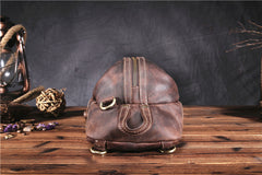 COOL LEATHER MENS SLING BAG SLING Shoulder BAG Chest Bag FOR MEN