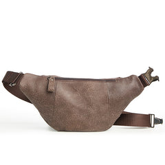 Vintage LEATHER MENS FANNY PACK Cool BUMBAG WAIST BAG FOR MEN