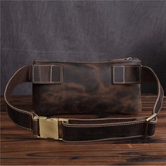 Cool LEATHER MENS FANNY PACK Vintage BUMBAG WAIST BAG FOR MEN