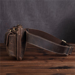 Cool LEATHER MENS FANNY PACK Vintage BUMBAG WAIST BAG FOR MEN